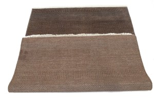Brown Grass Design 4X6 Modern Oriental Rug