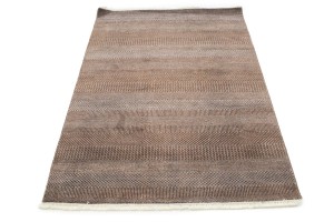 Brown Grass Design 4X6 Modern Oriental Rug