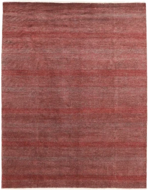 Red Grass Design 8X10 Modern Oriental Rug