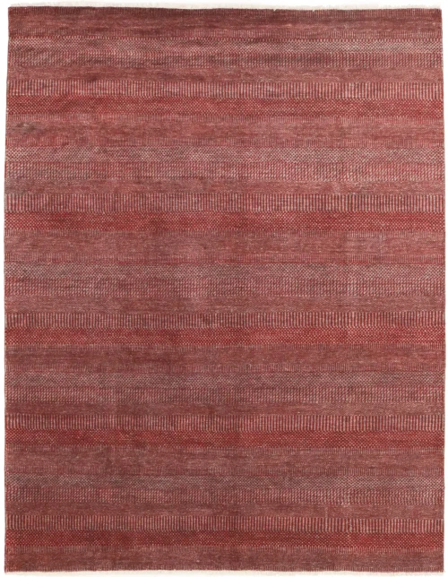 Red Grass Design 8X10 Modern Oriental Rug