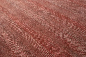 Red Grass Design 8X10 Modern Oriental Rug