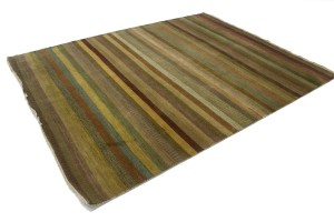 Multicolored Grass Design 8X10 Modern Oriental Rug