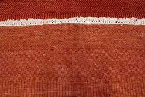 Red Grass Design 4X6'5 Modern Oriental Rug