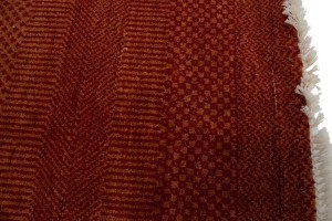 Red Grass Design 4X6'5 Modern Oriental Rug