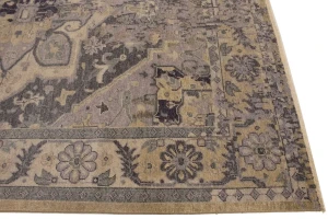 Floral Heriz Serapi 8X10 Transitional Oriental Rug