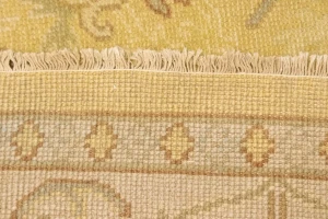 Muted Golden Beige Floral 9X12 Oriental Rug Oriental  Rug