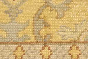 Muted Golden Beige Floral 9X12 Oriental Rug Oriental  Rug