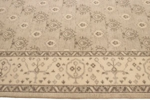 Beige Floral Transitional 8X10 Oriental Rug