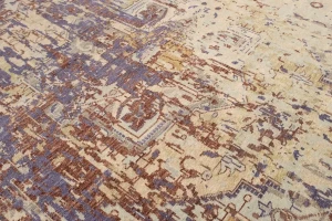 Floral Heriz Serapi 8X10 Transitional Oriental Rug