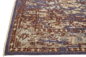 Floral Heriz Serapi 8X10 Transitional Oriental Rug