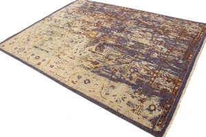 Floral Heriz Serapi 8X10 Transitional Oriental Rug
