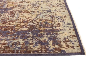 Floral Heriz Serapi 8X10 Transitional Oriental Rug