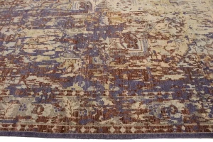 Floral Heriz Serapi 8X10 Transitional Oriental Rug