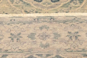 Beige Floral Transitional 5X8 Oriental Rug