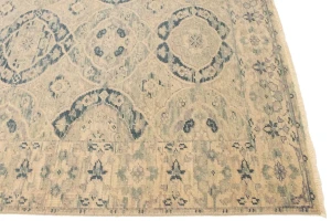 Beige Floral Transitional 5X8 Oriental Rug