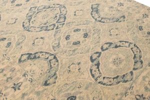 Beige Floral Transitional 5X8 Oriental Rug