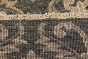 Brownish Gray Transitional Floral 6X9 Oriental Rug