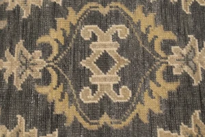 Brownish Gray Transitional Floral 6X9 Oriental Rug