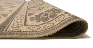 Cream Floral Transitional 8X10 Oriental Rug