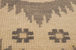 Cream Floral Transitional 8X10 Oriental Rug