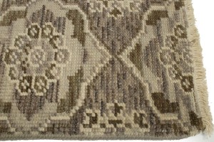 Brown Floral Modern 2X3 Transitional Oriental Rug