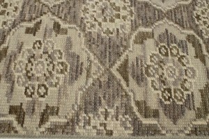 Brown Floral Modern 2X3 Transitional Oriental Rug