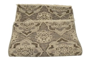 Brown Floral Modern 2X3 Transitional Oriental Rug