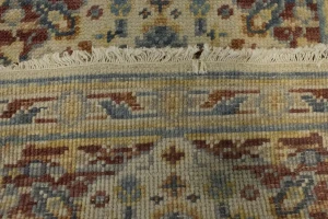 Cream Floral Heriz Serapi 2X3 Transitional Oriental Rug