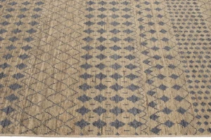 Beige & Gray Transitional Floral 6X9 Oriental Rug
