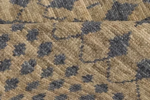 Beige & Gray Transitional Floral 6X9 Oriental Rug