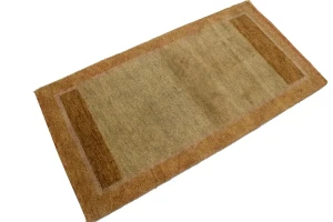 Beige & Rust Tribal 2'5X4'6 Indo-Gabbeh Oriental Rug