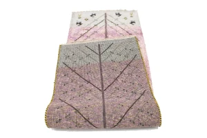 Pink Ivory Tribal 3X8 Indo-Gabbeh Oriental Runner Rug