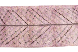 Pink Ivory Tribal 3X8 Indo-Gabbeh Oriental Runner Rug