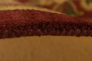 Red Floral Modern 10X13 Oriental Hand-Tufted Rug