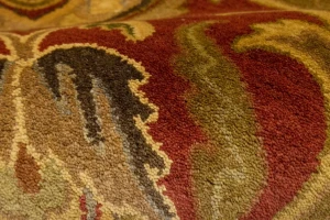 Red Floral Modern 10X13 Oriental Hand-Tufted Rug