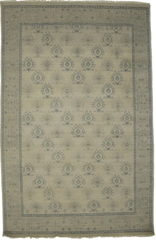 Allover Floral Transitional 6X9 Oriental Rug