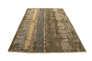 Multicolored Abstract 6X9 Modern Rug