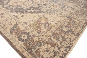 Floral Heriz Serapi 8X10 Transitional Oriental Rug
