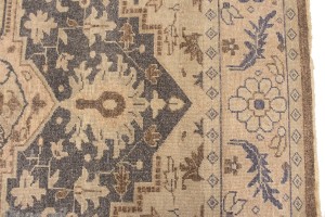 Floral Heriz Serapi 8X10 Transitional Oriental Rug
