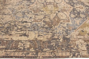 Floral Heriz Serapi 8X10 Transitional Oriental Rug