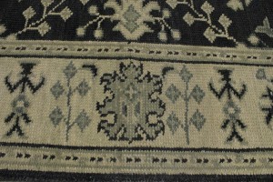 Charcoal Transitional Floral 5X7 Oriental Rug