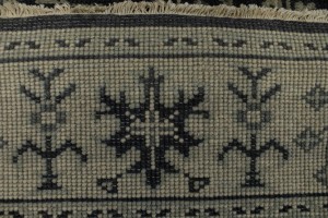 Charcoal Transitional Floral 5X7 Oriental Rug