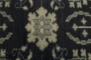 Charcoal Transitional Floral 5X7 Oriental Rug
