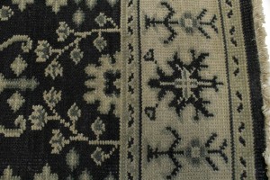 Charcoal Transitional Floral 5X7 Oriental Rug