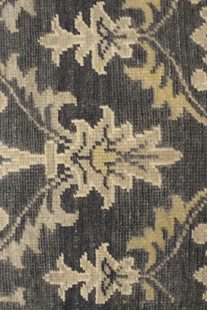 Brownish Gray Transitional Floral 8X10 Oriental Rug
