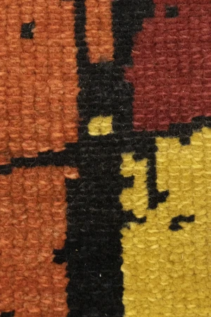 Multicolored Abstract 8'5X9'9 Modern Rug
