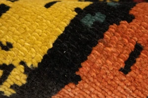 Multicolored Abstract 8'5X9'9 Modern Rug
