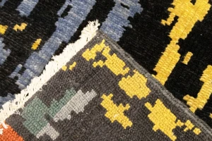 Multicolored Abstract 8'5X9'9 Modern Rug