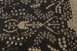 Charcoal Transitional Floral 6X9 Oriental Rug