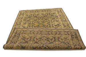 Dark Brown Transitional Floral 6X9 Oriental Rug